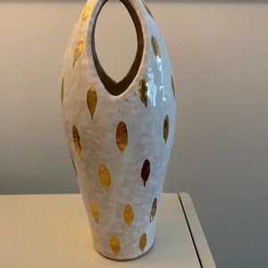 Aldo Londi for Bitossi Feather Plume Ceramic Vase